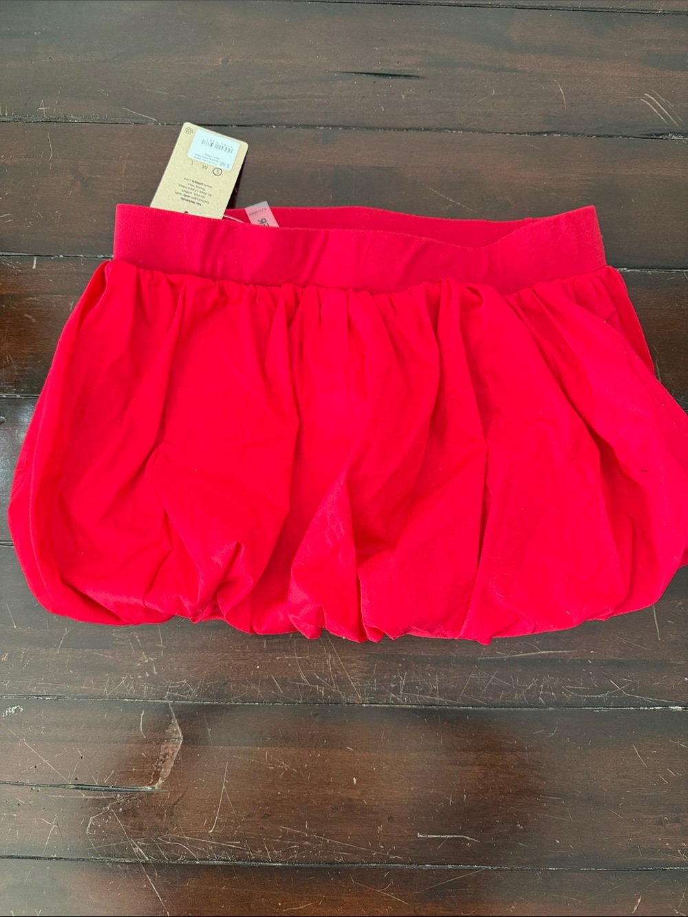 Pitaya Scarlet Bubble Mini Skirt